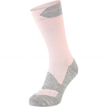 Allwetter-Sealskinz Raynham Pink Mittellanges wasserdichtes Sockenmodell