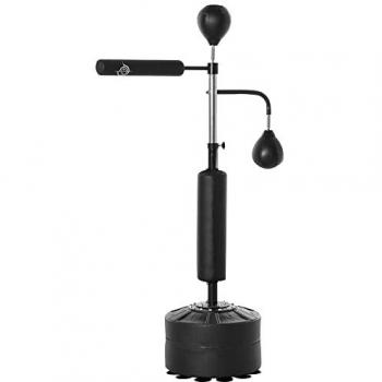 HOMCOM Punching ball autoportant avec 2 ballons de vitesse