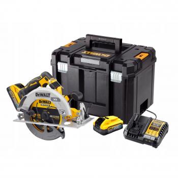 Sega circolare portatile a batteria DeWalt DCS573 190mm in kit con 2 batterie 5,0Ah Powerstack e caricabatterie