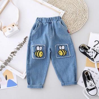 Jeans Enfants Broderie Abeille Cool