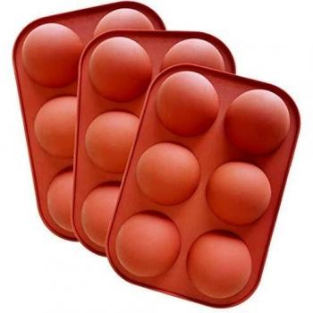 Silicone Cake Dome Mold – 6‑Piece Chocolate Ball Kit