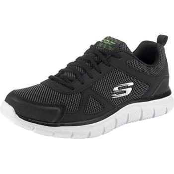 Skechers Heren CM Bucolo Track – zwart en wit, maat 40, medium
