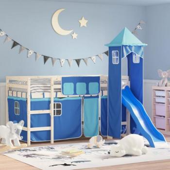 Tende per Letto a Soppalco Premium Blu