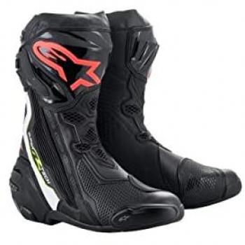 Alpinestars Supertech R Motorradstiefel Schwarz Rot Gelb 46