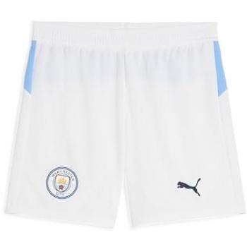 Puma Pantaloncini MCFC Replica Jr (128) Bianco per Bambini