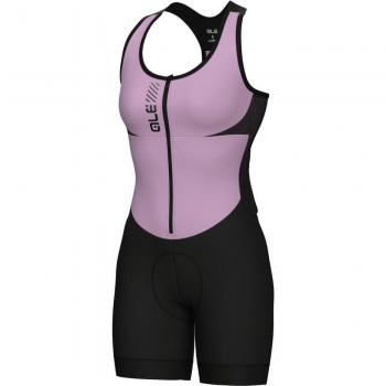 Alé Damen Fahrradkurzanzug „Color Block“ – Lila/Weiß, Größe L