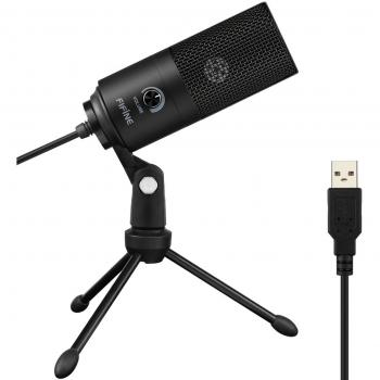 USB Recording Microphone for Laptop, Metal Condenser for Voice Overs Vocals
