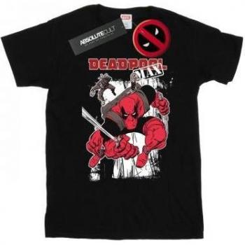 T-shirt Donna Deadpool Max in Cotone