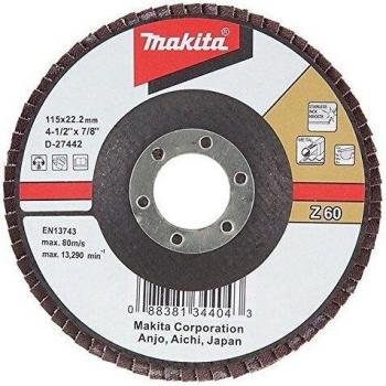 Disque abrasif Makita 125 mm Z60 en fibre de verre