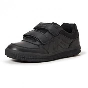 Basket Cuir Geox Arzach Enfant Noir 32