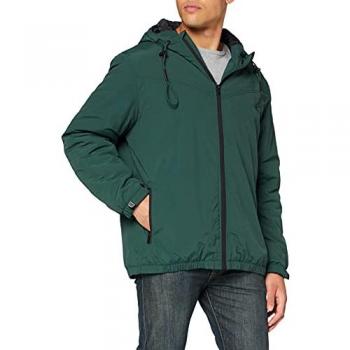 Urban Classics Men's 2XL Green Windchaser Hooded Jacket