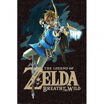 Pyramid Maxi Póster Zelda Breath Of The Wild Portada 91.5x61cm