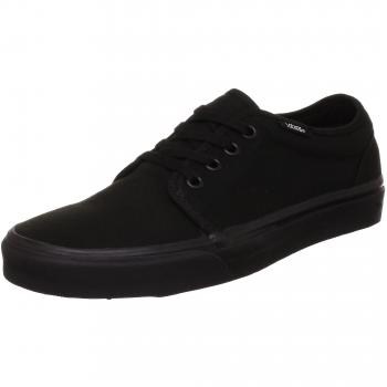 Vans Vulcanized Unisex Sneakers Black and Black 6.5 UK
