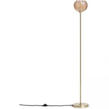 Lampada da Terra in Vetro e Metallo Klimt Verde