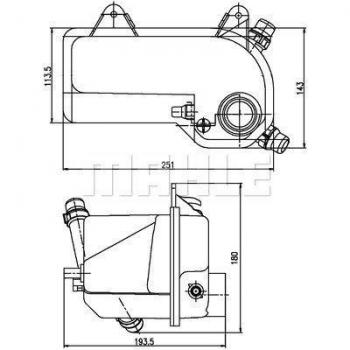 Mahle Coolant Reservoir