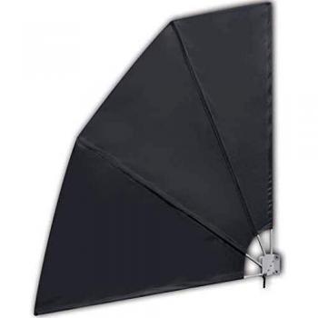 Compact Balcony Sunshade – Grey, 210 × 210 cm