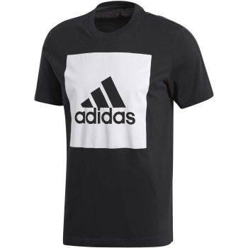 Adidas Essentials Box-Logo Herren T-Shirt Schwarz XS
