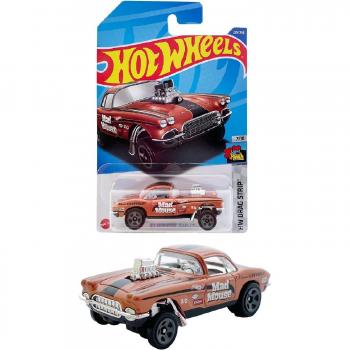 Hot Wheels 1962 Corvette Gasser Brown Retro 1/64 Diecast