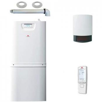 Chaudière Saunier Duval DuoMax Condens 34 kW avec Ballon d'Eau Chaude 150 L