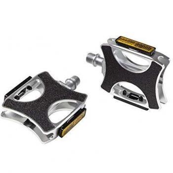 Pédales de Vélo de Ville Ergotec 9/16 Argent/Noir