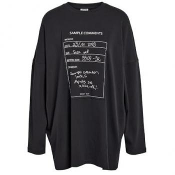 Noisy May Oversize T-Shirt-Kleid in Dunkelgrau
