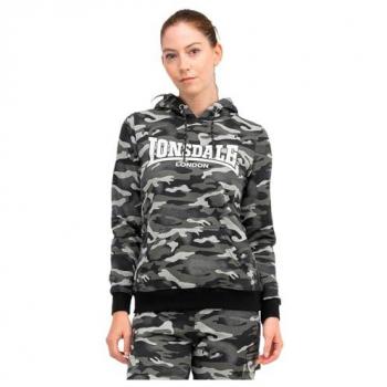 Lonsdale Clough Sudadera Gris 2XL Mujer