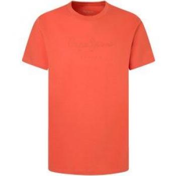 T‑shirt Pepe Jeans Eggo rouge-orange, manche courte, S