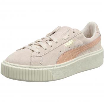 Puma Suede Platform SNK Jr Baskets Basses Mixte Enfant, Rose