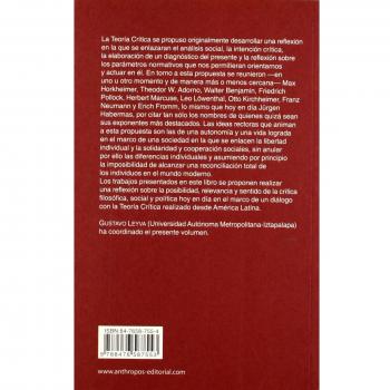 Teoría crítica y las tareas actuales de la crítica
