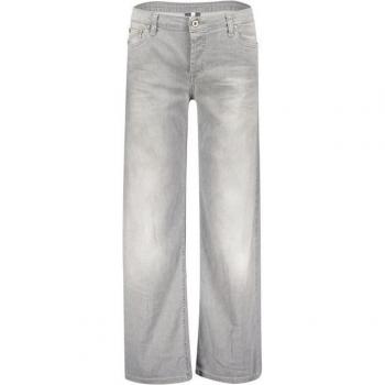 PLEASE JEANS Blau – Weitbeiniges Denim mit Fade‑Out‑Design