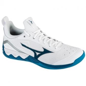 Mizuno Indoor Running Wave Luminous 2 – Bleu blanc, Drop 10 mm