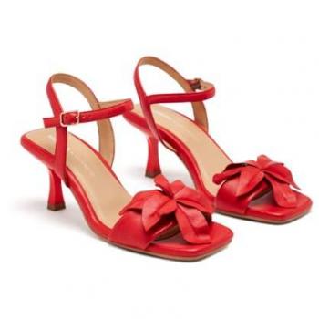 Sandalias de Piel con Detalle de Lazo