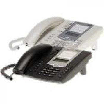 DETEWE OpenPhone 71 6771 – Telefon mit LED-Gespraechstaste, eisgrau