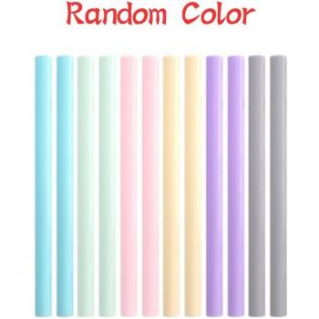 12 Pcs Flexible Silicone Straws