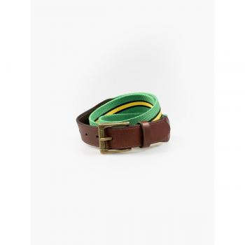 Cinturón Ivy League para hombre en color verde Harper & Neyer