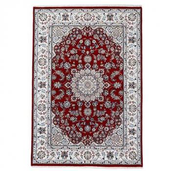 Woven Arts Orientteppich »Orientteppich Nain«, handgeknüpft, 15 mm, Wohnzimmer, reine Wolle