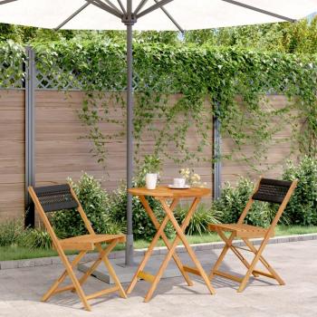 VidaXL 3 Piece Bistro Set