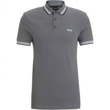 BOSS Polo Casual Gris para Hombre