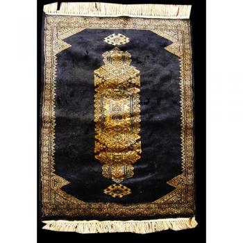 Alfombra Anudada a Mano Certificada 85x62 cm
