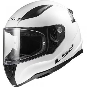 LS2 FF353 Rapid II Solid Casco Integrale Moto Bianco 2XL