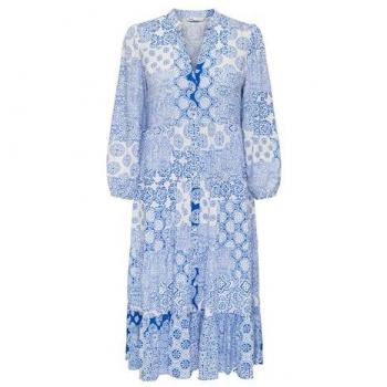 Only Milana Vestito 7/8 Blu Chiaro