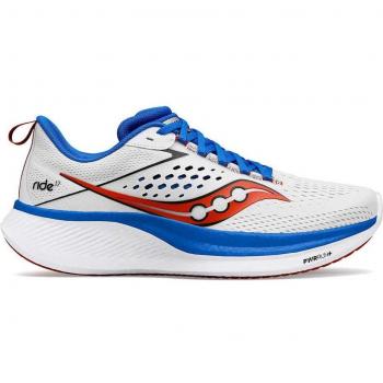 Sneakers Saucony Ride 17 – blanc, bleu cobalt, 40