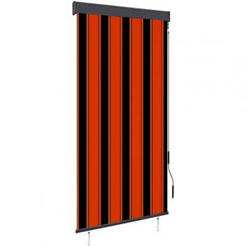 VidaXL Rolo Exterior 80x250 – Cores Laranja e Castanho