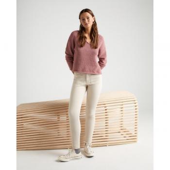 Pantalón vaquero mujer slim con bolsillo Green Coast