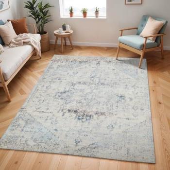 Livabliss Ivory Boho Round Rug – 140x200cm