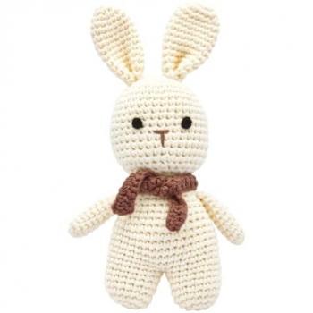 Mini Hase gehäkelt 18 cm Spielzeug