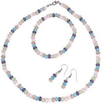 Firetti Funkelndes Schmuckset mit Ohrschmuck