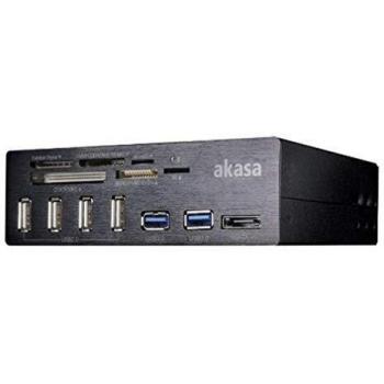 Akasa InterConnect Pro: USB 2.0 & eSATA Reader Nero