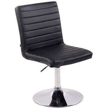Elva Chaise à Table Noir – Hauteur Ajustable, Similicuir