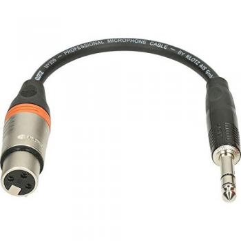 Klotz XLR F-jack 6,35mm Adaptateur